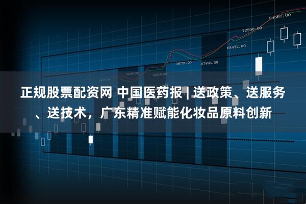 正规股票配资网 中国医药报 | 送政策、送服务、送技术，广东精准赋能化妆品原料创新